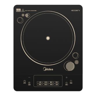 美的/Midea  家用电磁炉2200W大功率猛火一体微晶面板爆炒炒菜智能定时9重高温保护