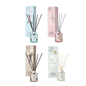 名创优品/MINISO  环游花语无火香薰室内香氛4瓶装
