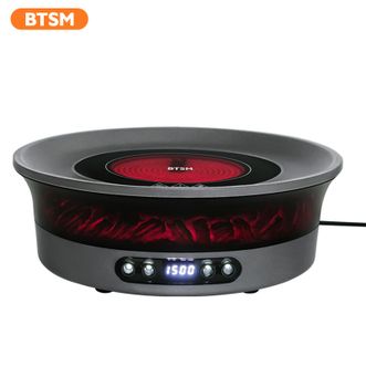 BTSM  3D仿炭火氛围家用电陶炉百搭不挑器具电炉煮茶器炉煮茶炉红外线加热