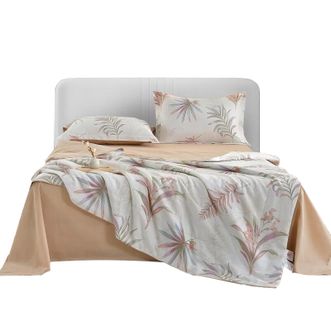 洁丽雅/Grace  多功能长绒棉四件套  甄选新疆长绒棉柔软舒适床单被套