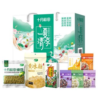 十月稻田  大米  一夏清凉 杂粮礼盒1.98kg