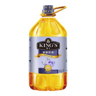 金龙鱼  食用油 king·s亚麻籽油5L