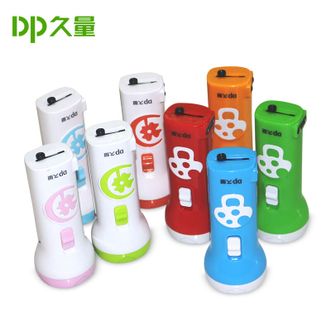久量（DP）LED手电筒家用照明强光户外可充电式亮迷你便携小儿童学生 DP-9121A颜色随机发货