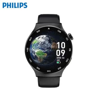 飞利浦（PHILIPS）  智能录音手表R10 【黑色-氟橡胶】小巧便携AI会议录音语音转文字转写转译32G