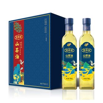 福临门  中粮 营养家山茶油礼盒750ml*2 营养健康 高端品质