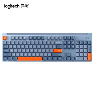 罗技/Logitech  K865无线机械键盘 办公无线键盘 蓝牙键盘 104键全尺寸 TTC红轴 垂直收纳 一键三连