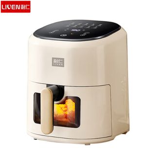 利仁  空气炸锅KZ-D4511（升级款）家用空炸锅4.5L 0涂层免翻面大容量可视窗烤箱