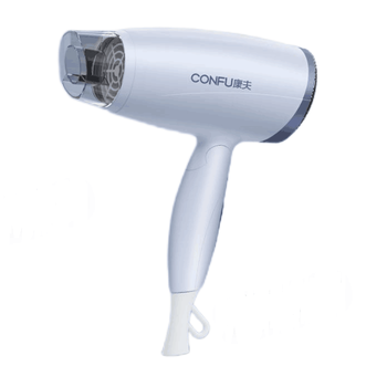 康夫/CONFU  折叠小型便携大功率速干恒温护发吹风筒 KF-3110浅蓝色