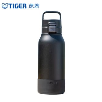 虎牌（TIGER）   户外运动大容量不锈钢真空保温保冷杯曜石黑1000ml