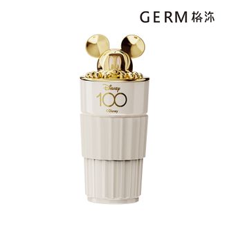  格沵/germ  迪士尼100周年米奇系列罗马陶瓷杯 金色穹宇 500ml 带盖咖啡马克杯 GM132B29152