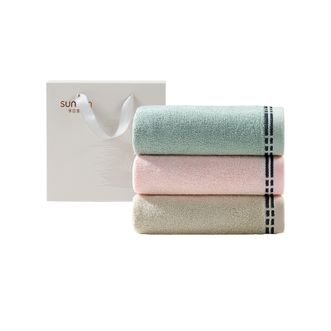 孚日家纺  小礼盒4 纤云竹语长巾*1 美容巾*2