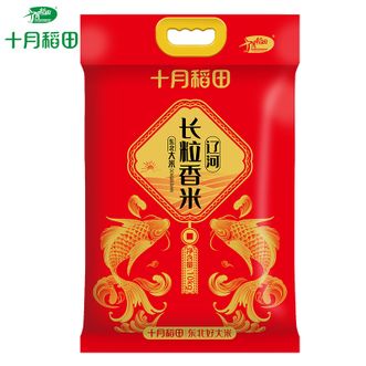 十月稻田  辽河长粒香10kg 精选辽河产地 黑土种植 粳米一级晶莹透亮 家庭装20斤