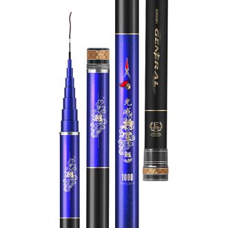 光威（GW）  9米将军翘炮竿超轻超硬甩大鞭鱼竿手竿翘嘴钓鱼竿传统钓长竿钓杆