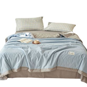 洁丽雅/Grace  100%新疆棉花可水洗夏凉被单双人 （多尺寸可选）