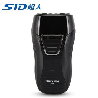 超人（SID）电动剃须刀 双刀头水洗浮动刮胡刀 胡须修剪器 便携小巧迷你大容量充电式 SS226