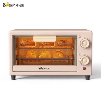 小熊/Bear  烤箱DKX-F10M6迷你烤箱多用10L家用容量独立控温控时烘烤