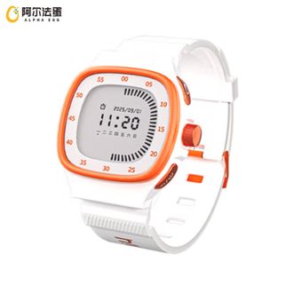 阿尔法蛋  儿童学生手表W2 时间管理器计时防水运动手表番茄闹钟夜光可带进学校时间银行男生女生简约百搭表