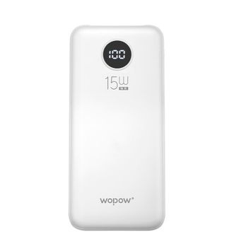 沃品/WOPOW  充电宝自带双线屏显15w快充移动电源L27
