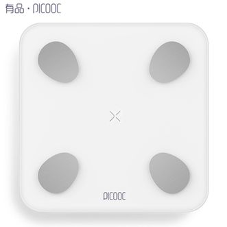 有品/PICOOC  体脂秤智能体重秤家用脂肪秤 监测心率称体重脂肪测量仪 健康秤人体秤体脂称电子秤Mini lite