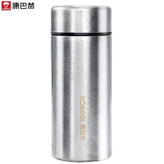 康巴赫  纯钛真空保温口袋杯210mL 抑菌锁鲜保温水杯茶水分离泡茶杯便携随行杯子