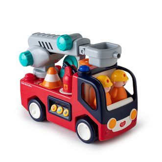 汇乐  消防车工程车婴儿汽车玩具宝宝儿童男女孩过家家生日周岁礼物D9998消防车