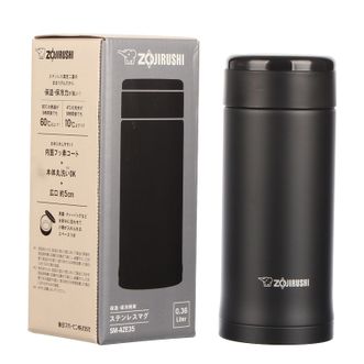 象印/ZOJIRUSHI  真空不锈钢保温杯 男女士便携办公茶杯360ML