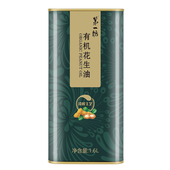 第一坊  有机食品 冷榨花生油1.6L