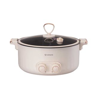 艾美特/Airmate  电火锅5L大容量分控式鸳鸯锅电炖锅多功能锅多用途锅电煮锅煲汤锅