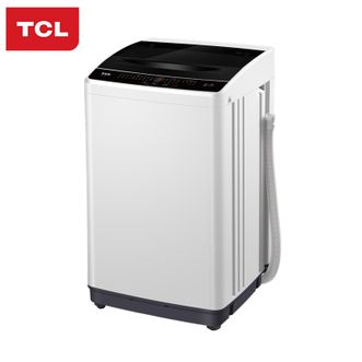 TCL  8KG大容量波轮全自动小型洗衣机 租房神器 桶风干自清洁 B80L100