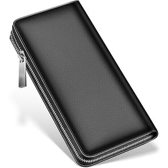 七匹狼_钱包男士_多功能软皮手包卡包_黑色款_1A4964081