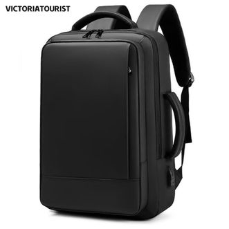 维多利亚旅行者/VICTORIATOURIST  双肩包男士背包大容量扩容旅行背包书包大学生15.6英寸电脑包 V9185
