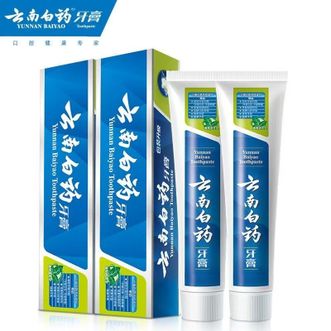 云南白药  牙膏薄荷香型 210g*2支  护龈健齿/清新口气  /温和清洁牙齿、更适合国人