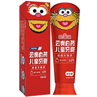 云南白药  益生菌儿童牙膏 （6-12岁）桃子果茶 60g