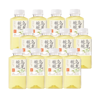 果子熟了  无糖茶栀栀乌龙350ml*12瓶 组合装 0糖0脂0卡