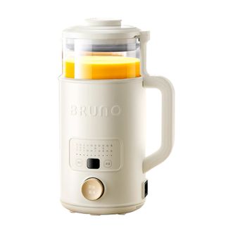 BRUNO  豆浆机破壁机养生壶1.2L家用小型容量加热免洗多功能榨汁搅拌机静音早餐机象牙白-BZK-PBJ03-IV-XP01 带茶漏