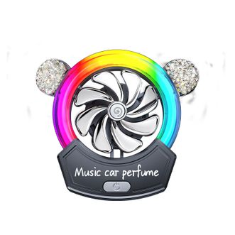 車格仕（CHEGES）  风扇拾音灯车载香薰 海洋精油香型