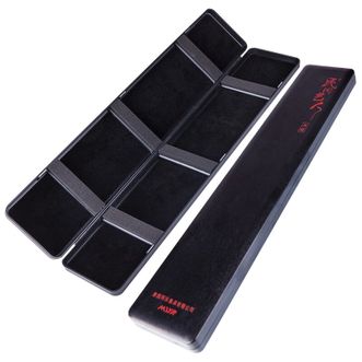 民间艺人漂盒 浮漂盒 黑色ABS塑料加宽浮标盒 垂钓渔具用品【51cm】