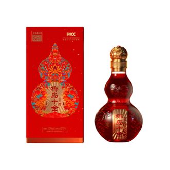 椰岛  十全酒(福寿)  新品  33度 520ml*4瓶  葫芦礼盒草本酒