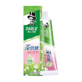 好来  【原黑人牙膏】茶倍健茉莉白茶牙膏190g单支装
