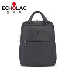 爱可乐（Echolac）商务休闲通勤双肩电脑包书包时尚潮流男士背包CKP791