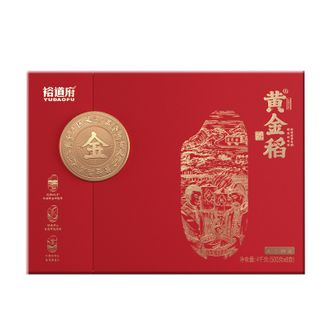 裕道府  高端礼盒包装  黄金稻 大米