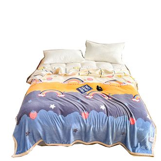 洁丽雅/Grace  CP888彩虹草莓毛毯