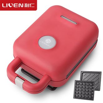 利仁（Liven）三明治机家用早餐机华夫饼机迷你轻食机LPSM-12