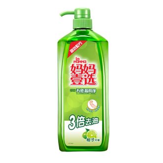 妈妈壹选_柚子柠檬洗洁精1.28kg_快速去油温和不伤手