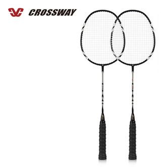 克洛斯威（CROSSWAY）  羽毛球拍套装 碳素复合 双拍比赛专业成人一体拍