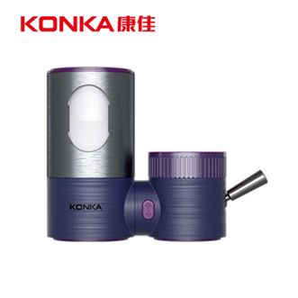 康佳/Konka  净水器水龙头 厨房家用直饮自来水超滤过滤器 阻水垢除余氯 双出水 360°可旋转 KPW-LT06 一机4芯
