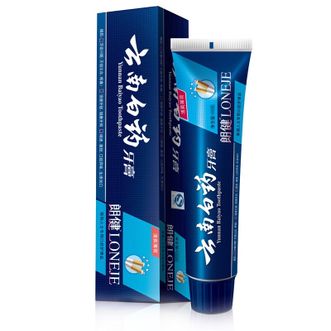 云南白药  朗健120g*1支牙膏 减少烟渍亮白清新口气清洁口腔