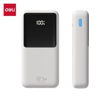 得力/Deli  AK420-L 20000mAh充电宝双向快充数显自带线 多协议快充不挑设备都能用