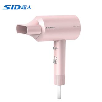 超人（SID）电吹风家用大功率学生宿舍用小巧便携式负离子 RD2031粉