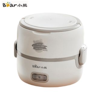 小熊/Bear  电热饭盒便携式保温饭盒插电加热饭盒双层不锈钢内胆真空保鲜